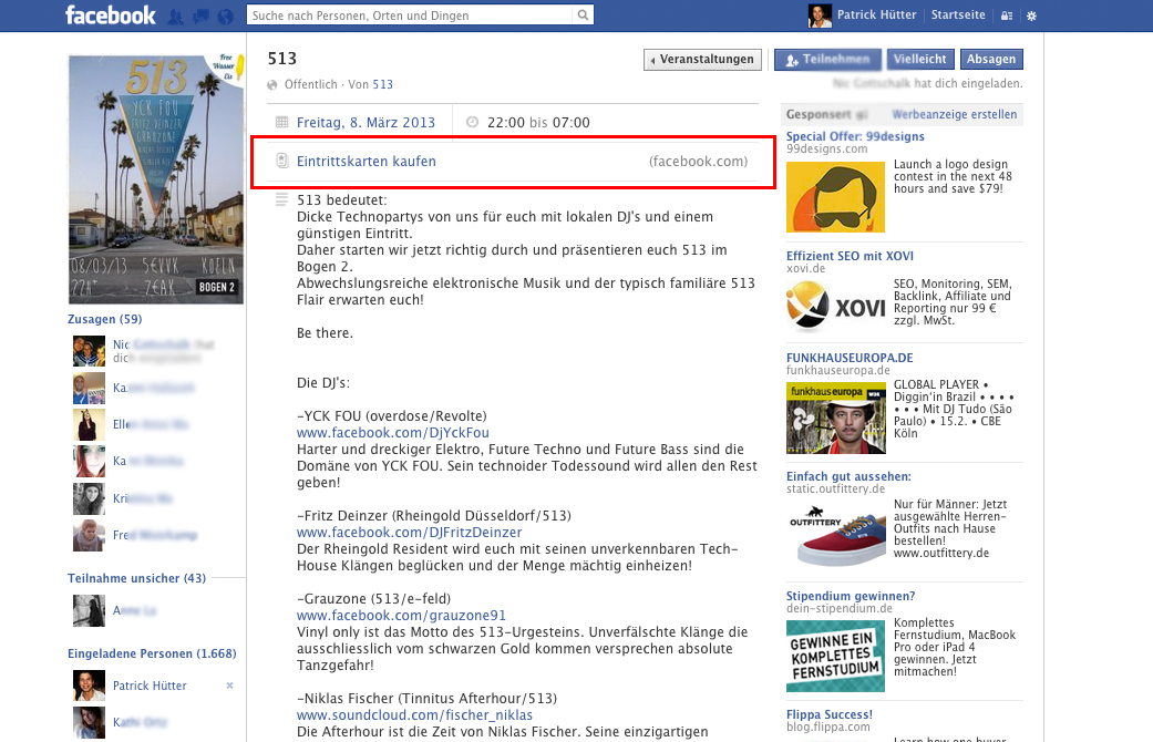 facebook-ticketing-eintrittskarten